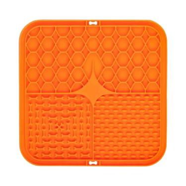 Imagem de Tapete De Silicone Para Cães, Prato De Alimentação Lenta, Alimentador 