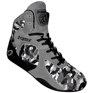 Imagem de Tênis masculino Stingray Escape da Otomix para musculação MMA e luta livre, Grey/Camo, 13