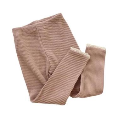 Imagem de Leggings De Renda Com Textura Para Meninas, Calças Justas Para Bebês, 
