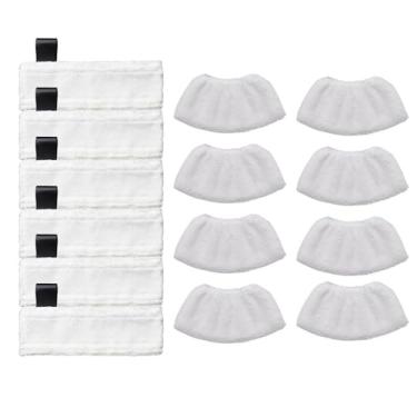 Imagem de Compatível com Karcher SC1 SC2 SC4 SC5, pano de moagem de aspirador de pó, pano de cobertura de esfregão (13 peças)