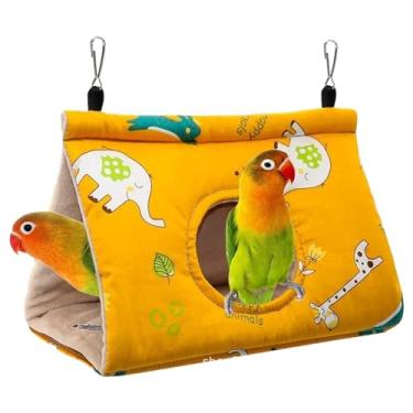 Imagem de Cama para Pássaros de Gaiola,Cabana De Esconderijo Macia Para Aves | Barraca para Gaiola - para Periquitos Calopsitas Mandarins Agapornis Botarem Ovos Reprodução Dormir