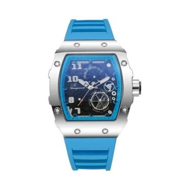 Imagem de Relógio De Pulso Masculino De Luxo Casual Com Pulseira De Silicone Jel