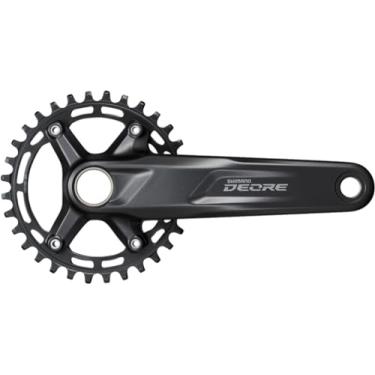 Imagem de Shimano Pedaleira Deore FC-M5100-1 - para traseira 10/11 velocidades, 2 peças FC, 170 mm, 30T W/O CG, sem peças BB, para linha de corrente 52 mm - EFCM51001CXA0