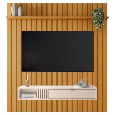 Imagem de Painel Ripado You Bless 1.8 Cinamomo Off White - HB Móveis - HB Moveis