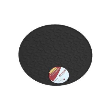 Imagem de Descanso de Panela Forma de Silicone Art House Preto 17,5cm