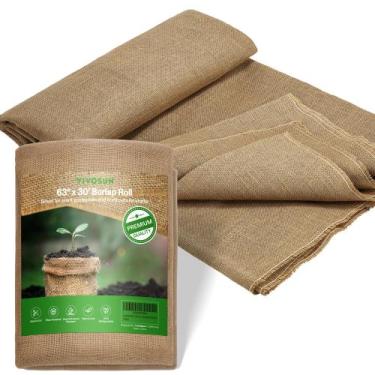 Imagem de Tecido de serapilheira VIVOSUN Premium 1,8 m x 9 m 280 g/m2 de juta na