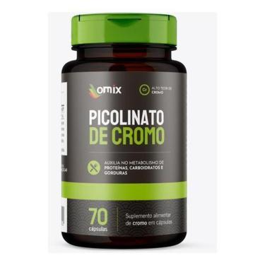 Imagem de Picolinato De Cromo - 70 Cápsulas - Omix-Unissex