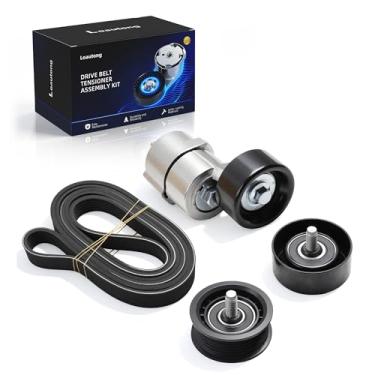 Imagem de Loautong Kit de polia tensora de correia serpentina para Hyundai Santa Fe Sport/Sonata/Tucson, para Kia Optima/Sorento/Sportage, 2,4L/2.0L, 2011-2015, 39071, 36443, 36307