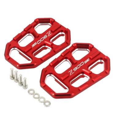 Imagem de Anti-derrapante Acessórios para motocicleta, pedais para z900 z900se z900rs, apoio para os pés, ampliador(Red C)