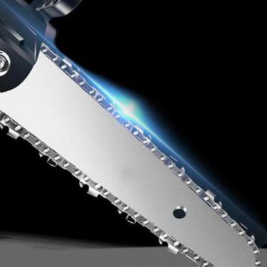 Imagem de Corrente Com Sabre Mini Motoserra Kit Placa Guia 4 Polegadas 14 Dentes