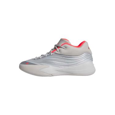 Imagem de adidas Unissex adulto Dame X Basketball, Prata metálico/cinza/vermelho lúcido, 21 Women/20 Men