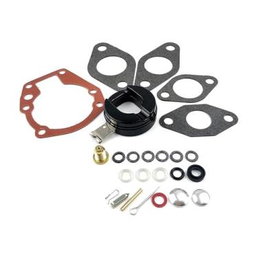 Imagem de Kit de reconstrução de carburador 439071 com boia compatível com substitui Johnson Evinrude OMC/BRP Outboard 3 4 5 5.5 6 7.5 10 15 18 HP