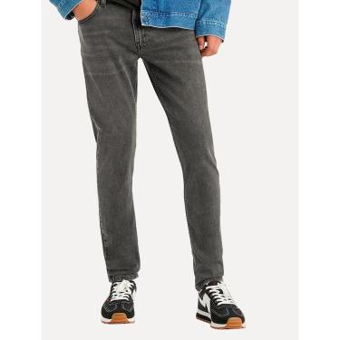 Imagem de Calça Levis Jeans Masculina 512 Slim Taper Stretch Stanging Cinza Escuro-Masculino