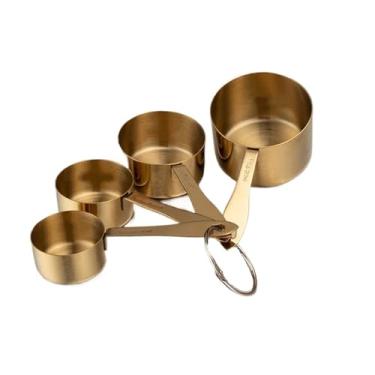 Imagem de Molheira, leite em pó, ferramenta de dosagem de café em aço inoxidável, molheiro, colher, copo medidor, cozinha, graduado, colher medidora, jarro de leite