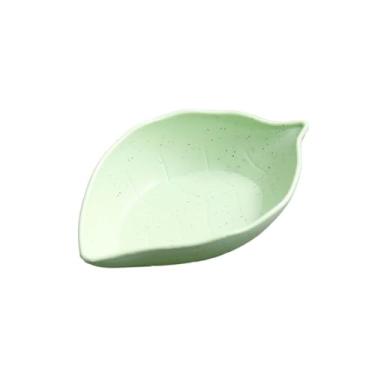 Imagem de KEG801302 Prato de tempero em forma de folha de cozinha, utensílios de cozinha, utensílios de mesa, molho, vinagre, tigelas, tigelas de imersão (verde)