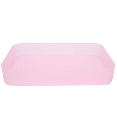 Imagem de Ainoli Caixa de armazenamento para arte em unhas, recipiente para unhas, organizador de maquiagem, suporte para ferramentas de unhas, pincéis de maquiagem (Rosa)