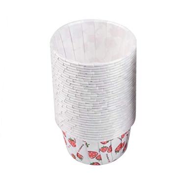 Imagem de 100PCS Forminhas de Papel para Cupcake Formas Redondas Assar Muffin Revestido Grau Alimentar Fácil Usar Festas em Casa Casamentos Celebrações