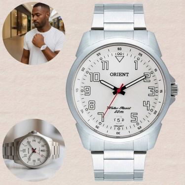Imagem de Relógio Orient Masculino Analógico Prata MBSS1154A S2SX