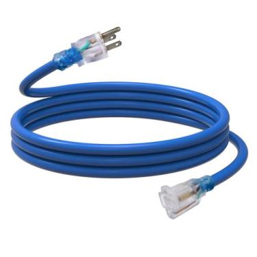 Imagem de Cabo de extensão externo EP 10 pés 12/3 SJTW 15A 125V à prova d'água