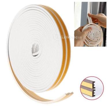 Imagem de Fita Adesiva Vedante 6 Metros Isolamento Acústico e Térmico Para Porta