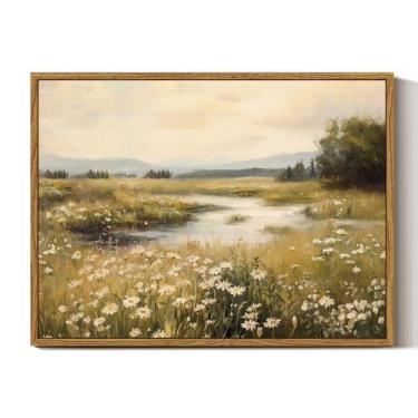 Imagem de Arte de parede em Simsea Spring Landscape Wildflower 30x40 cm - InSimS