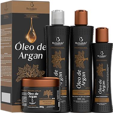 Imagem de Bio Instinto óleo De Argan - Kit Tratamento Capilar Concentrado (4 Produtos)