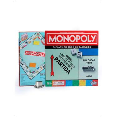 Imagem de Jogo Monopoly Tabuleiro Cartas Peões Edição Clássica Hasbro - Klizz