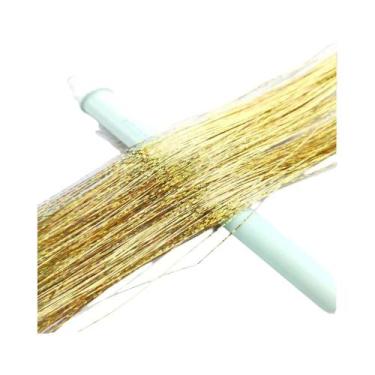 Imagem de Extensões De Cabelo Sintético Colorido Arco-Íris Com Brilho 93/120cm, 