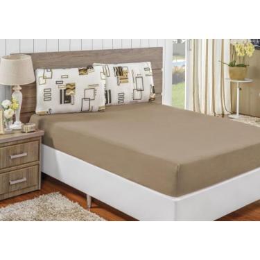 Imagem de Jogo de cama quality queen 3 peças - 100% algodão - malha penteada - M