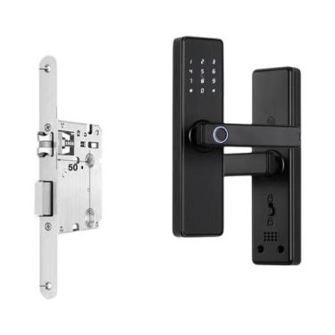 Imagem de Fechadura De Porta Biométrica Com Impressão Digital Em Vários Idiomas,