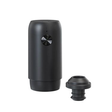 Imagem de TAMPA A VACUO BOMBA VINHO HOME&CO ACESSORIO USB PLÁSTICO 10x5x5 PRETO