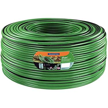 Imagem de Mangueira Tramontina Pvc S/Esguicho Flex Especial 50m Verde e Preta