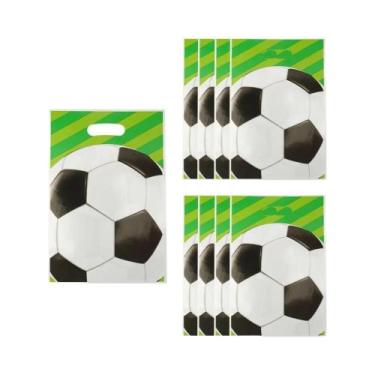 Imagem de Sacolas De Festa De Futebol, Sacolas Plásticas De Presente Com Tema De