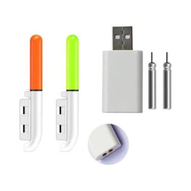 Imagem de Lanterna De Pesca LED USB Recarregável À Prova d'Água Com Bateria De L