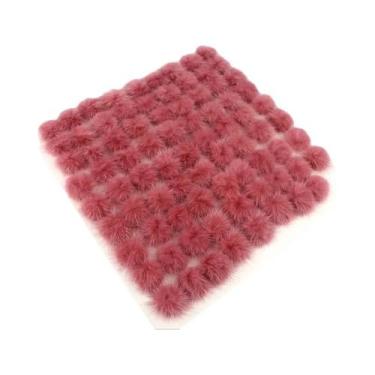 Imagem de Bolas De Pompom De Pele De Mink 25mm 30mm 40mm Para Costurar Em Chavei