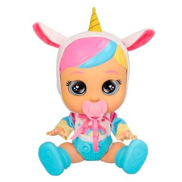 Imagem de Boneca Cry Babies Day Care Dreamy Unicórnio BR2461 - Multikids
