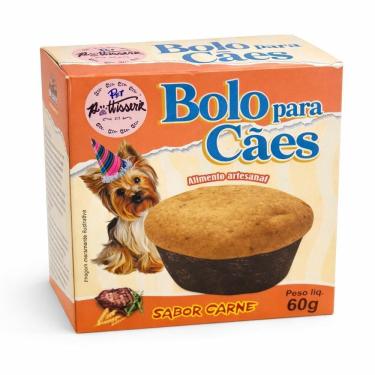 Imagem de Petisco Bolo Para Cães Pet Pattisserie Carne 60gr