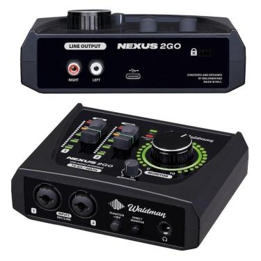 Imagem de Interface De Audio Pro Usb 2 Canais Combo Waldman Nexus 2go