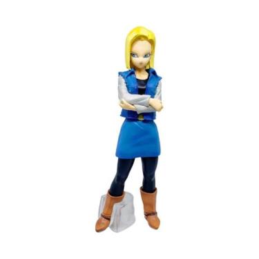 Imagem de Figuras De Ação Dragon Ball Z Android 17 18 Em PVC, Brinquedos Para Cr
