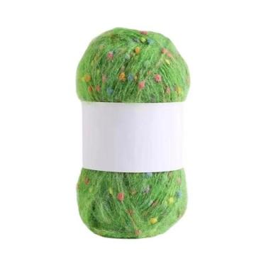 Imagem de Fio De Feijão Colorido 50g Para Tricô DIY, Material Para Cachecol, Cha