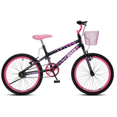 Imagem de BICICLETA COLLI JULLY ARO 20 COM CESTA - PRETO FOSCO