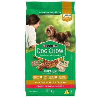Imagem de Ração Dog Chow para Cães Adultos de Raças Pequenas Sabor Frango e Arro