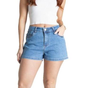 Imagem de Shorts Jeans Sawary - 281538 - Azul médio 46-Feminino
