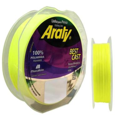 Imagem de Linha Pesca Araty Best Cast Pescaria Esportiva Baixa Memória Pescaria 