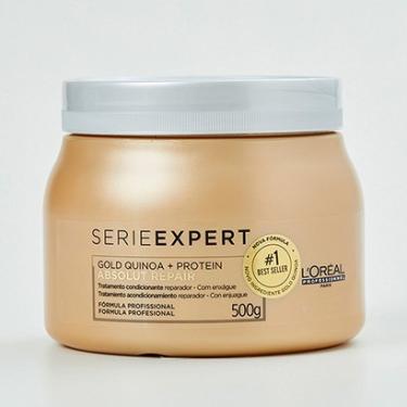 Imagem de Máscara de Tratamento L'oréal Professionnel Absolut Repair Gold Quinoa + Protein - 500G-Feminino