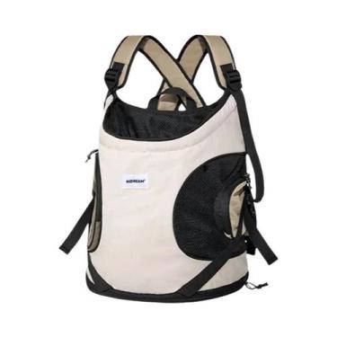 Imagem de Mochila Respirável De Lona Para Transporte De Cães E Gatos, Bolsa De P