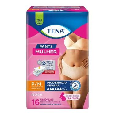 Imagem de Fralda Geriátrica TENA Pants Mulher Rosa P/M Nude 16 Un - Tena - Essit