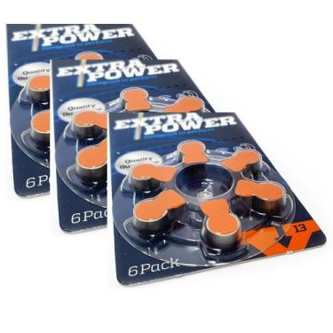 Imagem de Bateria Auditiva 13 PR48 Extra Power 60 baterias 10 cartelas