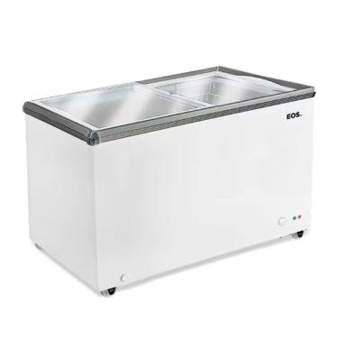Imagem de Freezer Conservador Horizontal EOS 247L Eco Gelo Tampa de Vidro EEH300XX Branco