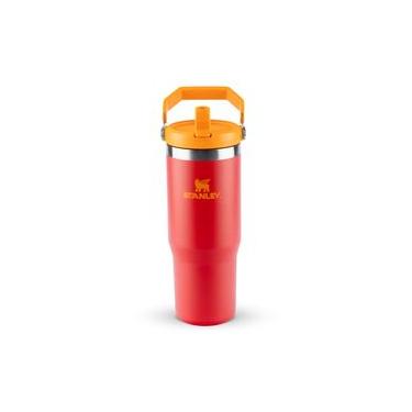 Imagem de GARRAFA STANLEY TÉRMICA TUMBLER FLIP STRAW 887ML VERMELHO CHILI 08595-00